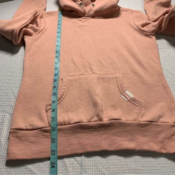 Reflex Hoodie Dusty Pink Color Soft Sweatshirt Material - Picture 8 of 8